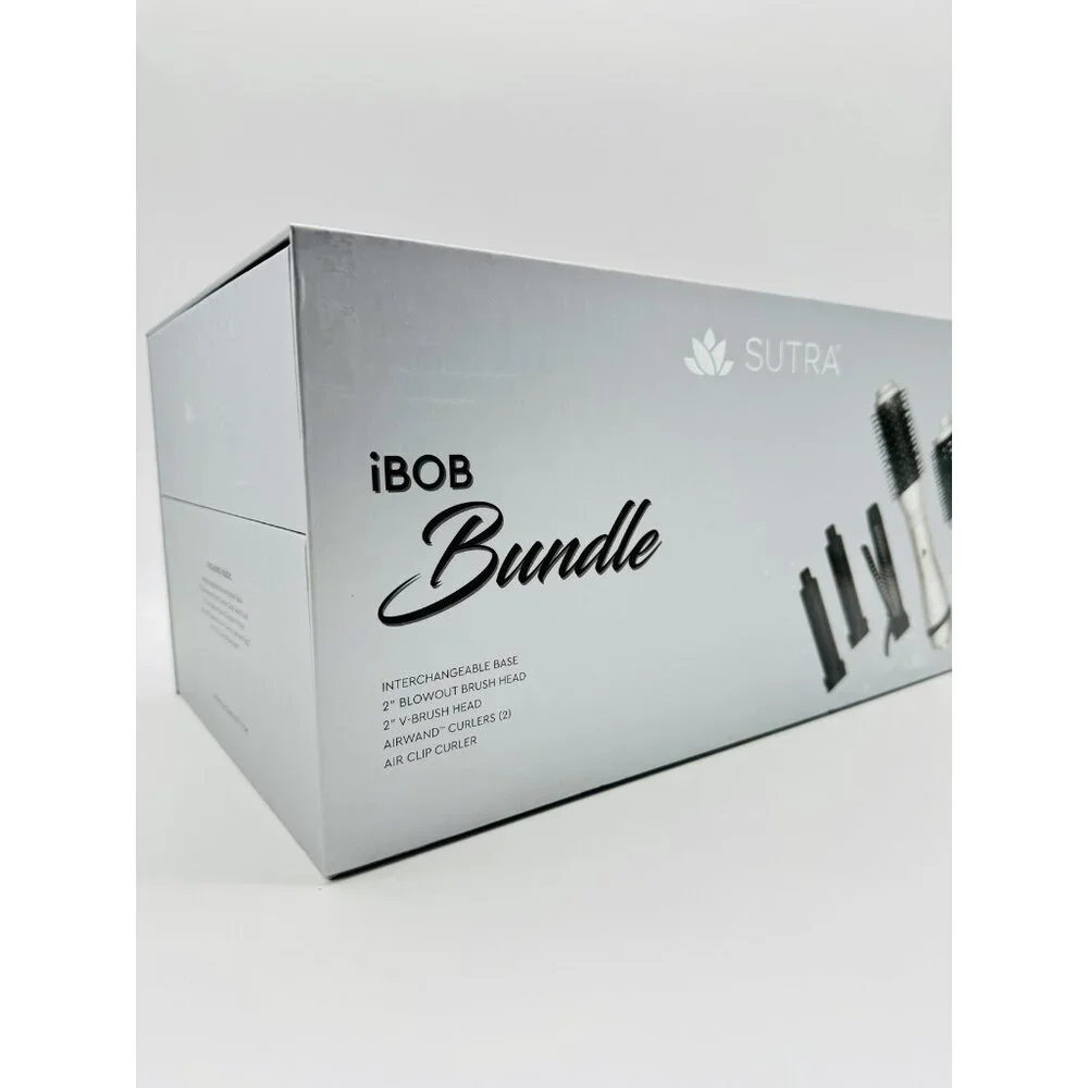 SUTRA BEAUTY 6PC iBOB bundle: interchangeable base, brush heads, curlers